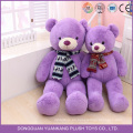 Gigante gigante hermoso color púrpura Teddy Bear peluche de juguete